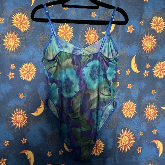 90s vintage highcut mermaid bodysuit - Picture 2 of 7